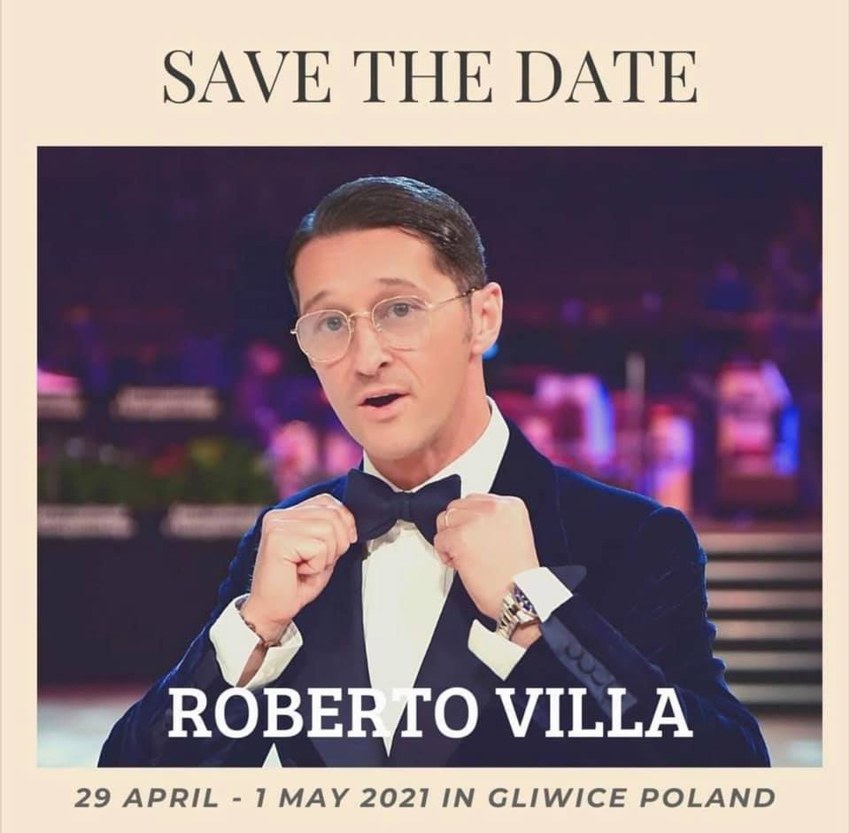 Szkolenie z Roberto Villa – tańce standardowe – maj 2021